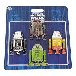 Disney Parks Star Wars Droid Factory Droid Limited Release Pin Set Of 4 Pins